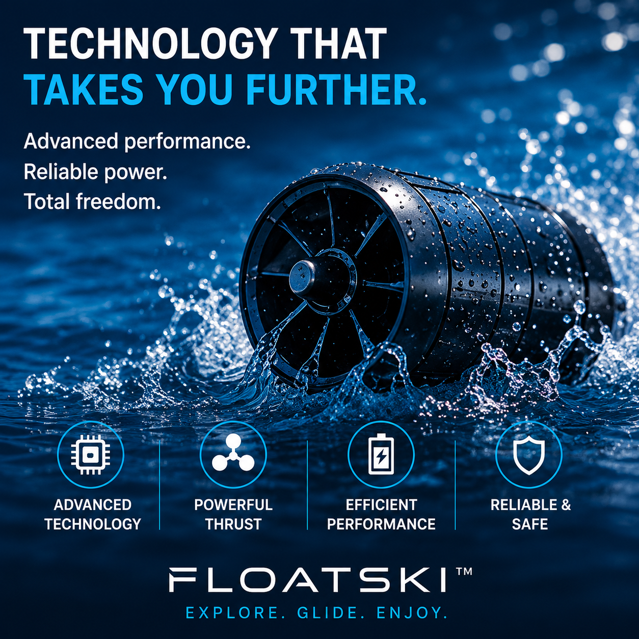 FLOATSKI™ Motorized Water Float